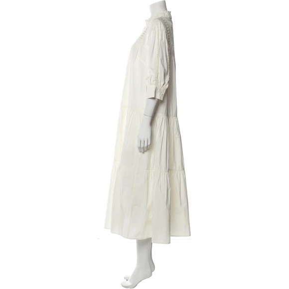 SEA New York Mock Neck Cream Dress - Picture 2 of 5